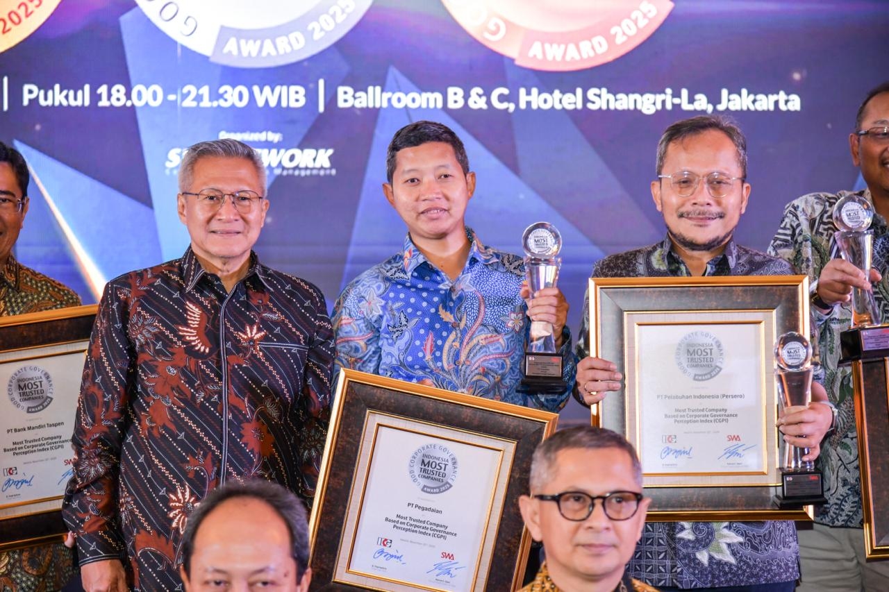 Pegadaian Pertahankan Predikat Most Trusted Company di CGPI 2025