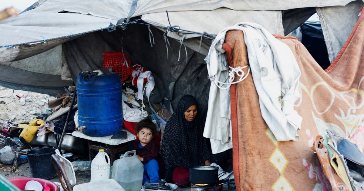 Hujan Lebat Sebabkan Banjir di Gaza, Ribuan Pengungsi Palestina Kehilangan Tempat Berteduh