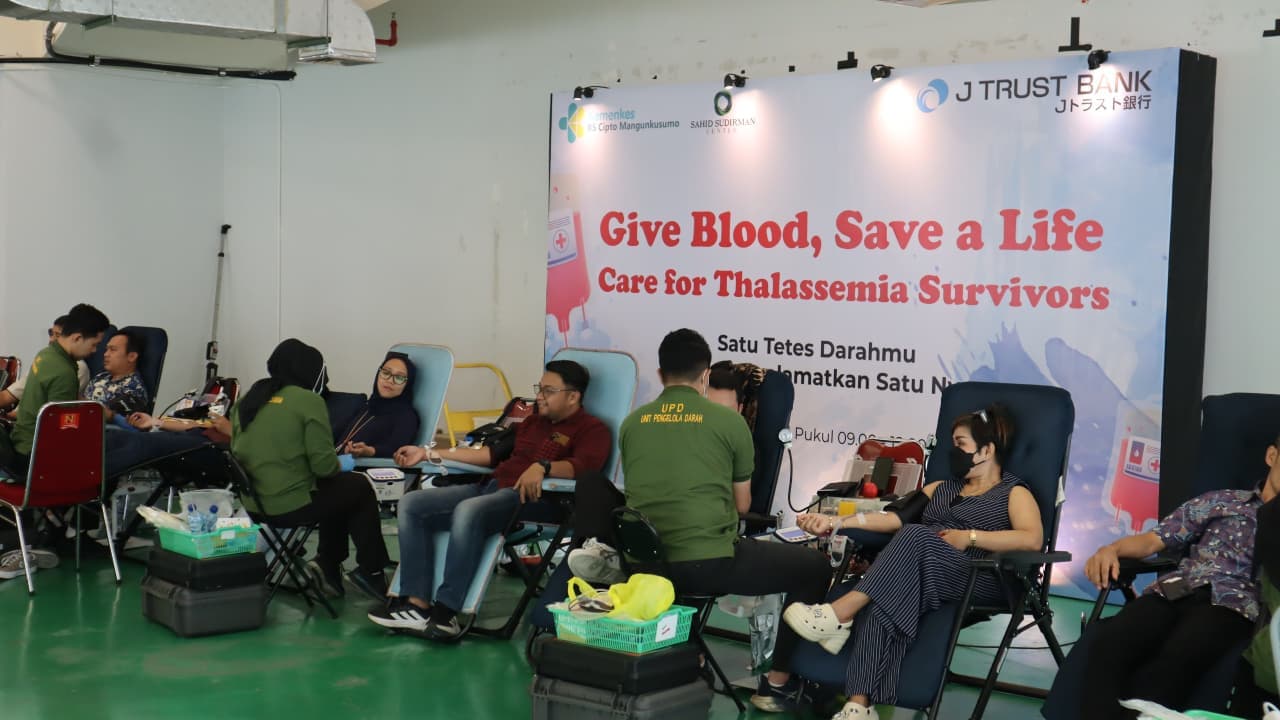 J Trust Bank Gelar Donor Darah untuk Dukung Penyintas Thalassemia