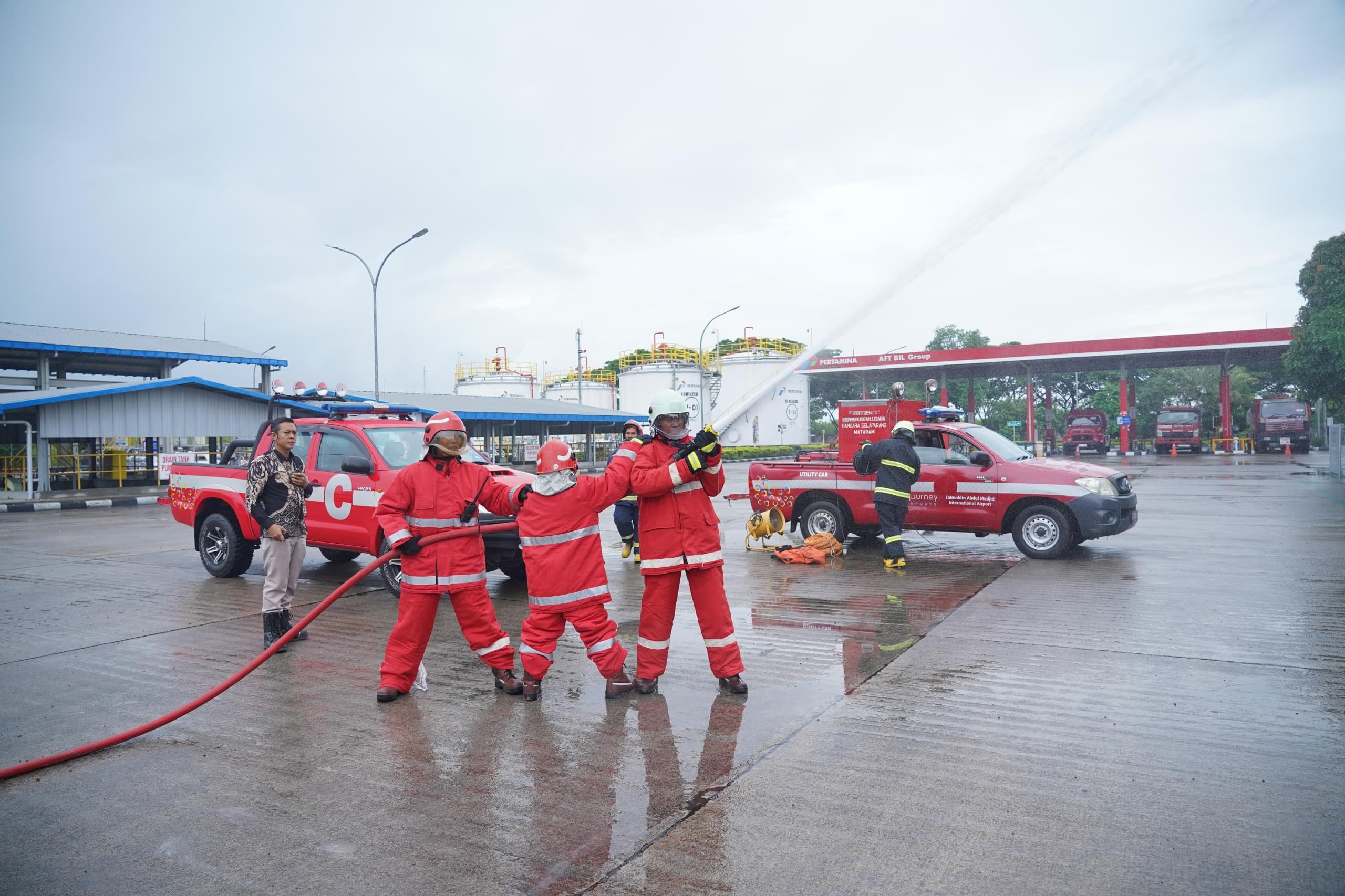 BIZAM Gelar Latihan Darurat Skala Penuh 2025 di Bandara Lombok