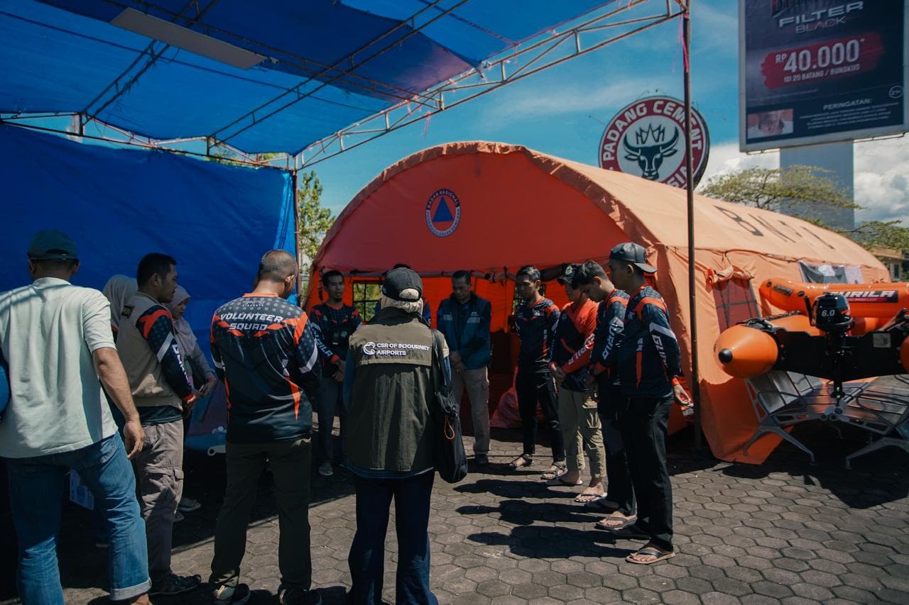 Tiga Bandara InJourney Airports Buka Posko Bantuan untuk Korban Bencana Sumatera