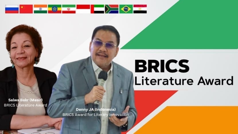 Dua Sastrawan Dunia Raih BRICS Award 2025