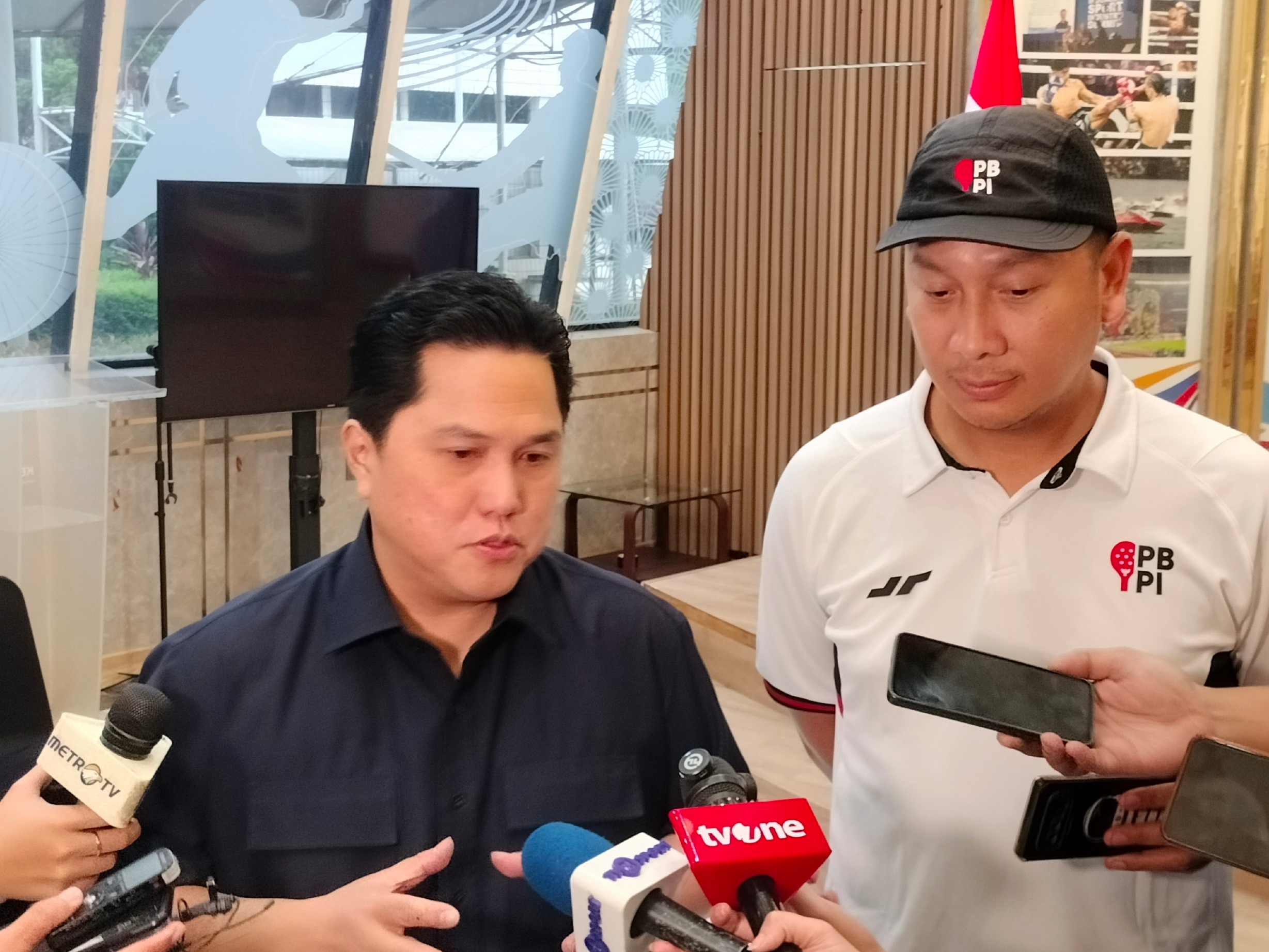 Temui Perkumpulan Padel Seluruh Indonesia, Erick Thohir Minta Road Map