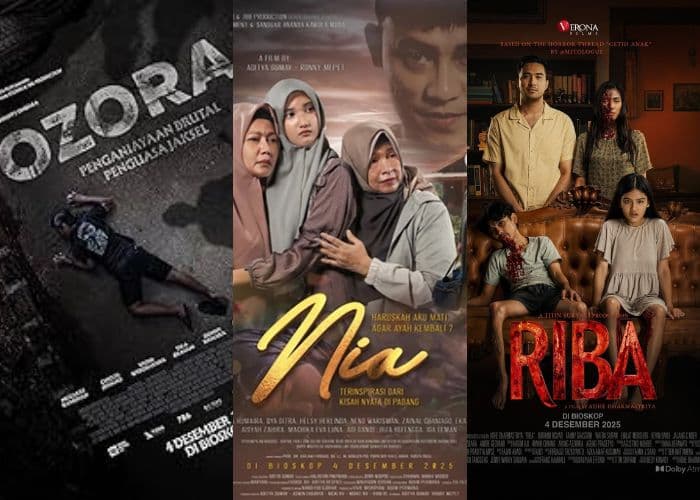 10 Rekomendasi Film Bioskop Desember 2025, Ada Banyak Genre Horor hingga Drama!