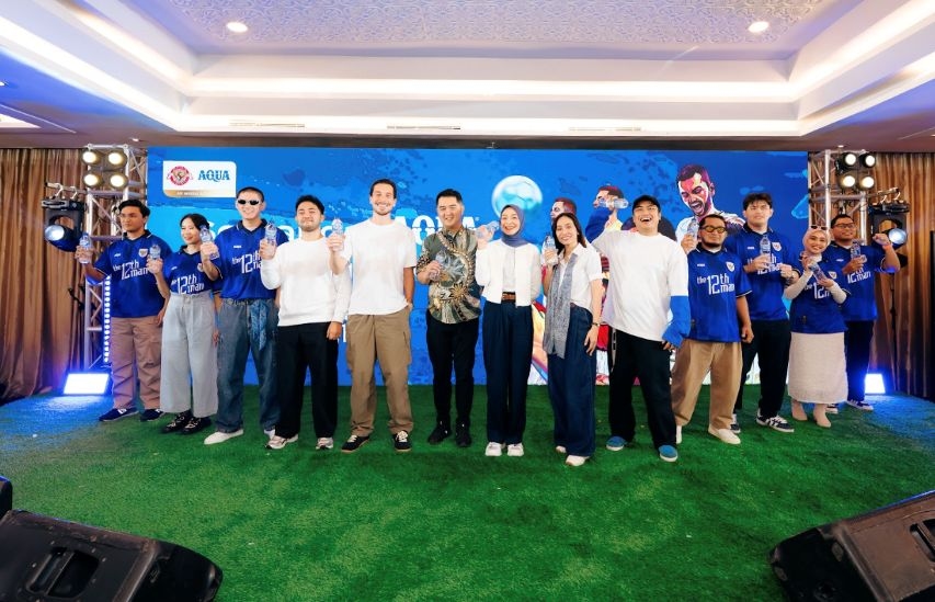 Aqua Awali Kampanye Baru Dengan Peluncuran Jersey Pemain ke-12 Timnas