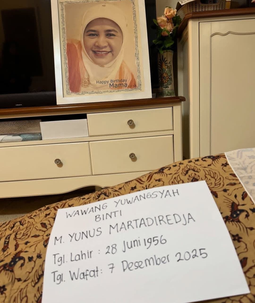 Kabar Duka, Kakak Kandung Hedi Yunus Meninggal Dunia