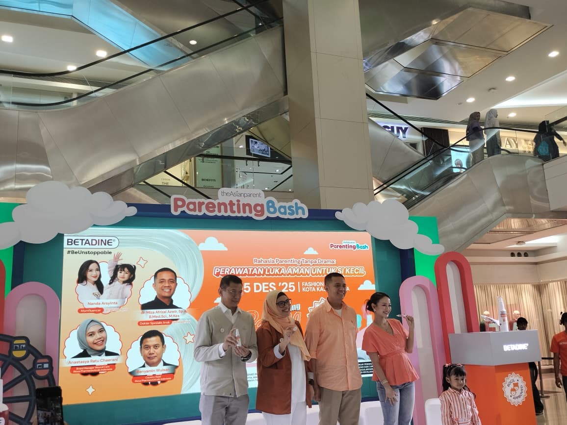 Betadine Bening di Parenting Bash 2025, Solusi Antiseptik Ramah Kulit Anak