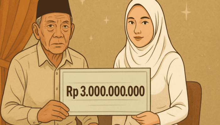 Dugaan Cek Mahar Palsu Rp3 Miliar, Pernikahan Mbah Tarman dan Sheila Arika Jadi Sorotan