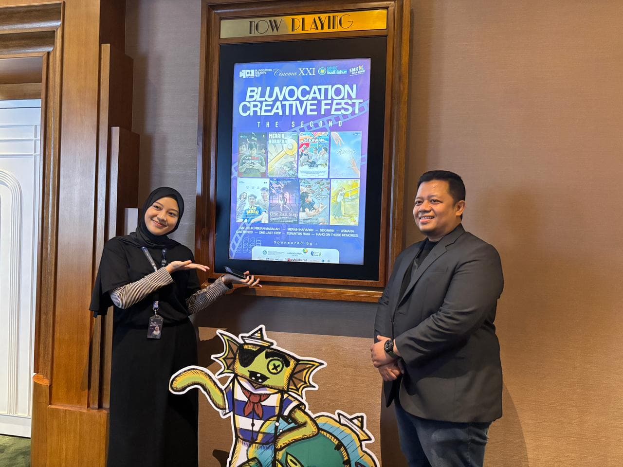 Siswa SMK Budi Luhur Ramaikan Bluvocation Creative Fest 2025: Nonton Bioskop XXI