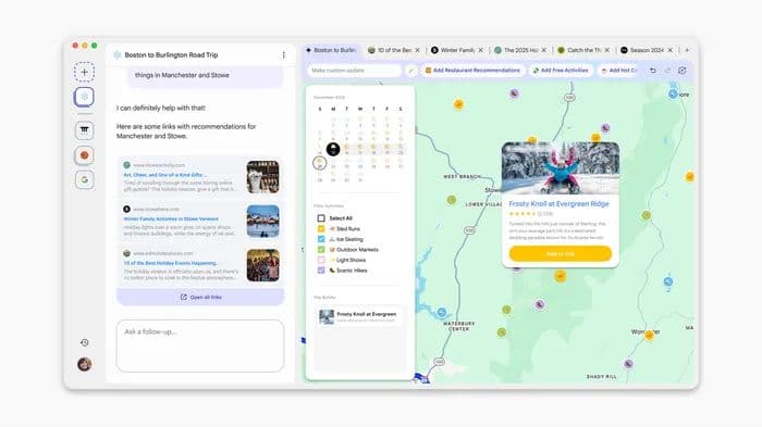 Google Kembangkan Browser AI Eksperimental Disco dengan GenTabs