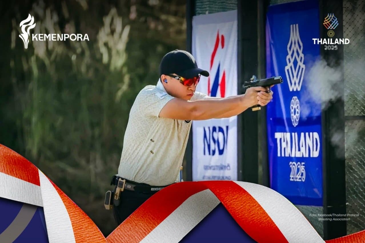 SEA Games: Vincent Djajadiningrat Sabet Emas, Practical Shooting Indonesia Capai Target