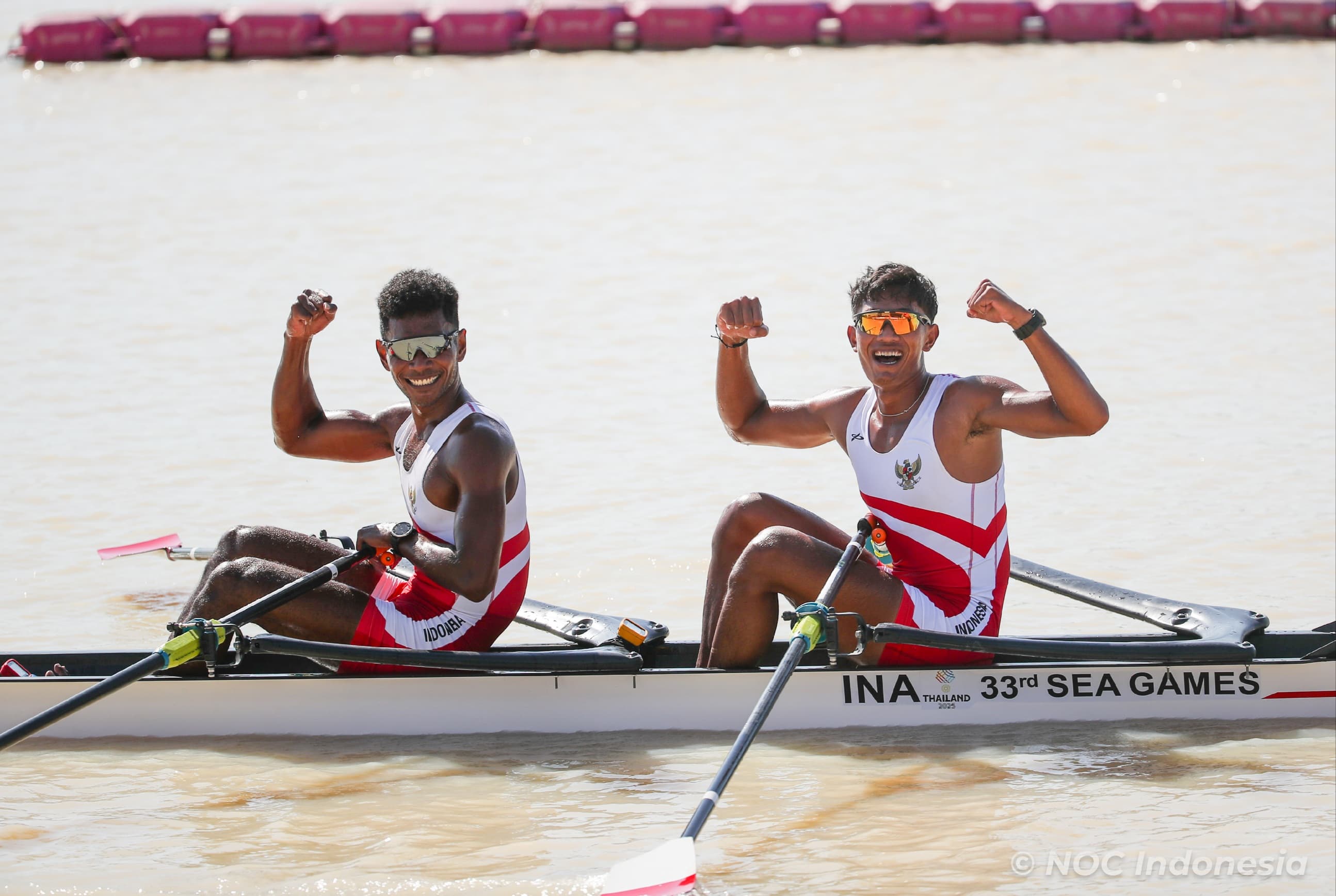SEA Games: Pedayung Rendi Setia Pecah Telur, La Memo Raih Emas Keenam