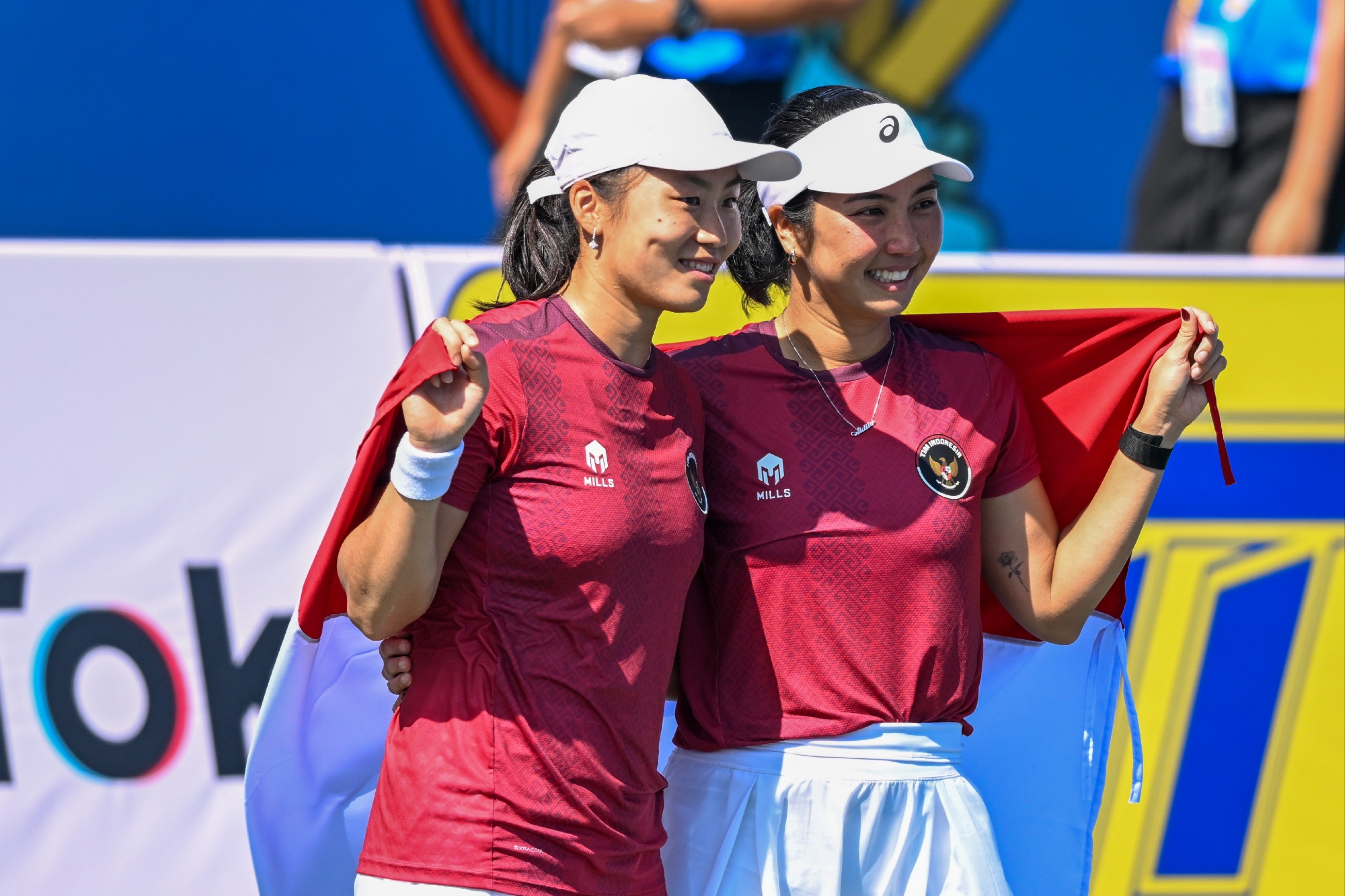 SEA Games: Dominan Sejak Awal, Duet Ganda Putri Aldila/Janice Sumbang Emas Ketiga dari Tenis