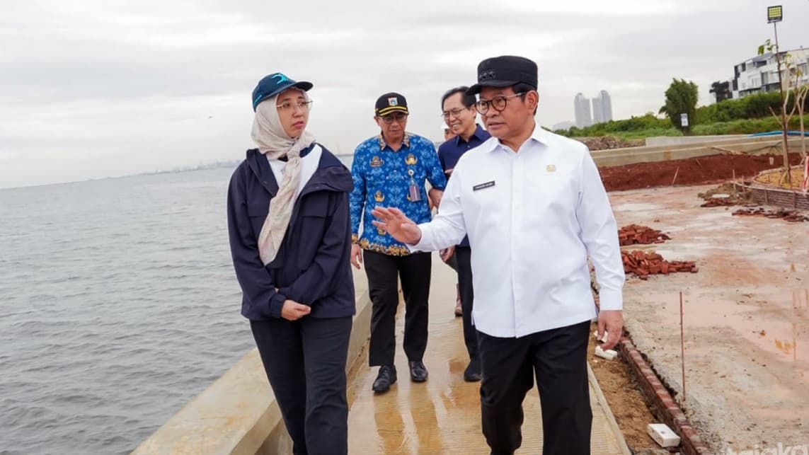 Pramono Teken Proyek JakTirta Rp2,62 Triliun, Tangani Banjir dan Rob di Jakarta