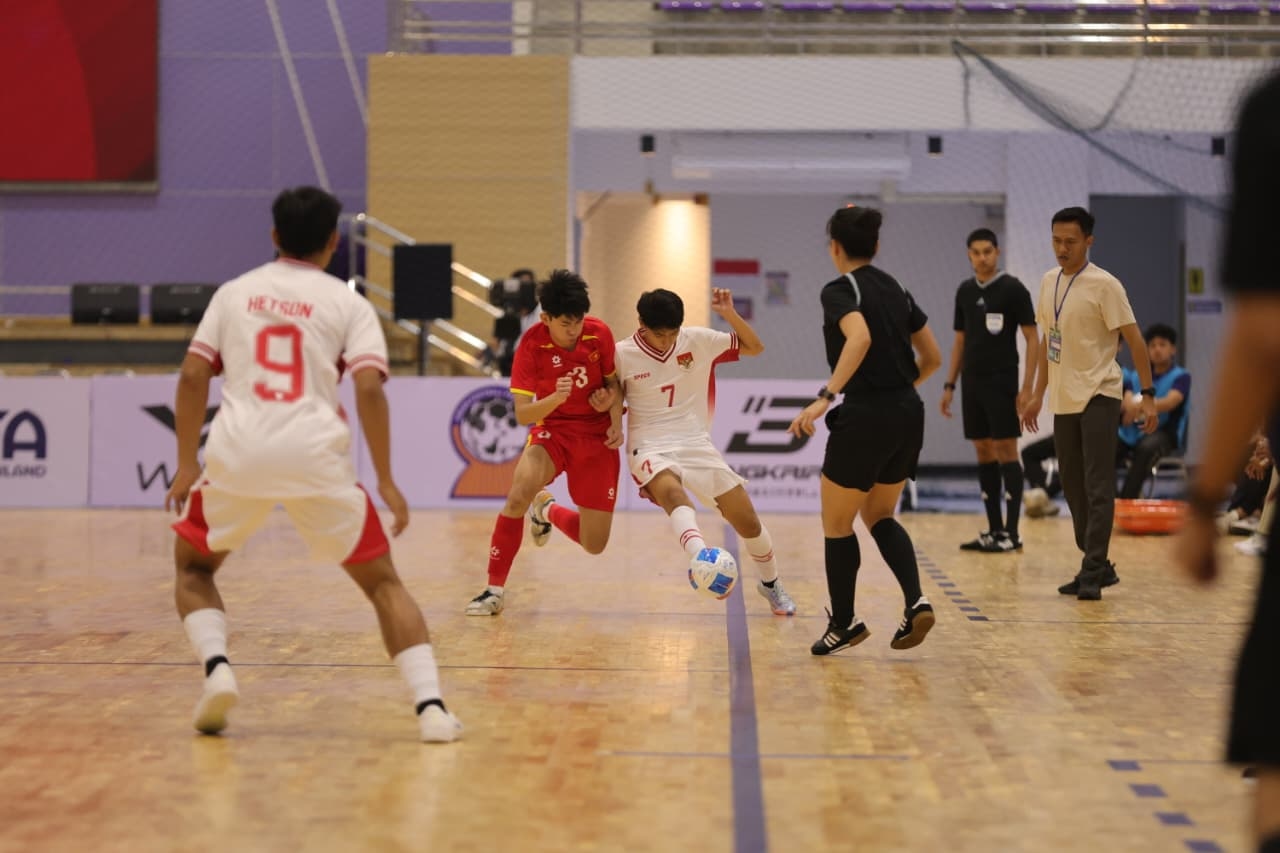 Timnas Futsal Indonesia U-16 Ditahan Imbang Vietnam di ASEAN U-16 Futsal Championship