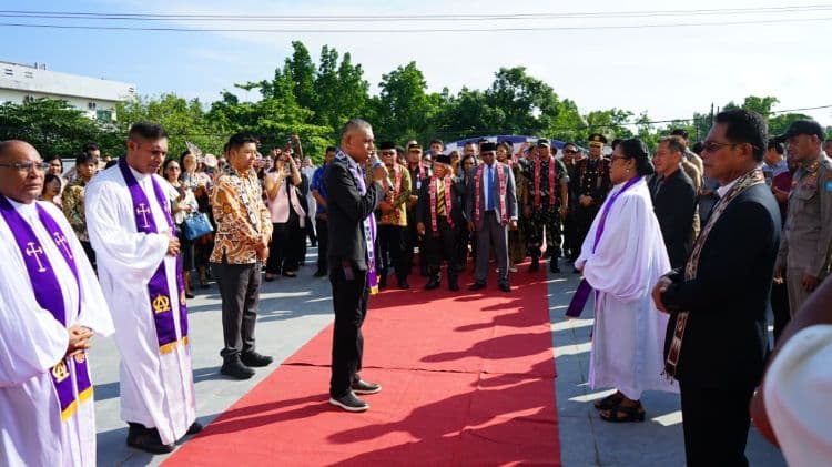 Jelang Natal, NHM Bangun Kembali Gereja Pusat GMIH Tobelo Pascakebakaran