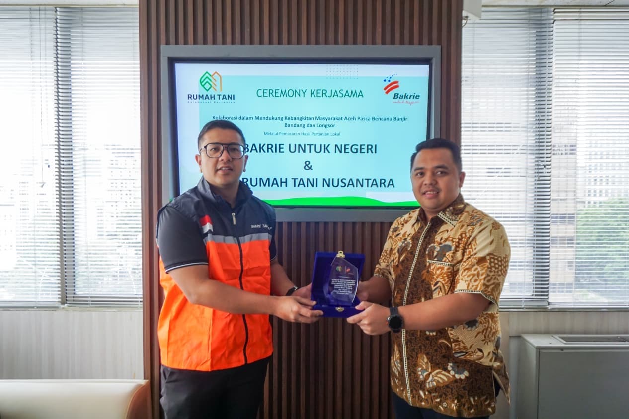 Kolaborasi Kemanusiaan Rumah Tani Nusantara dan #BakrieTanggap Bangkitkan Aceh