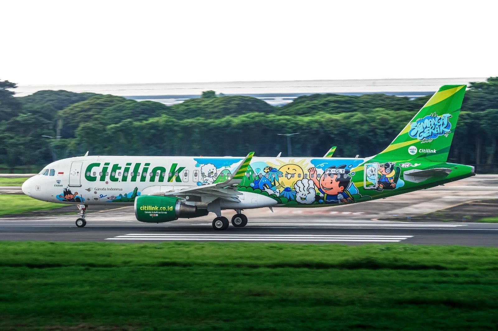 Bukan Sekadar Livery, Citilink dan AQUA Gaungkan Gerakan Berkelanjutan di Udara