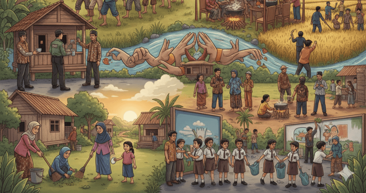 Apa Saja Bentuk Gotong Royong dalam Masyarakat? Ini Penjelasan Lengkap dan Contohnya