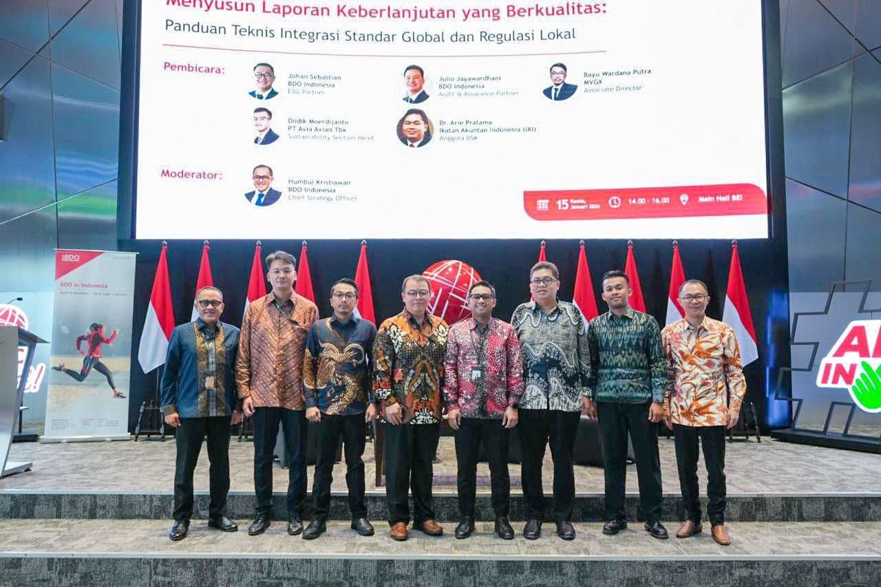 BDO Indonesia dan BEI Tekankan Pentingnya Integrasi Standar Global dalam Laporan Keberlanjutan