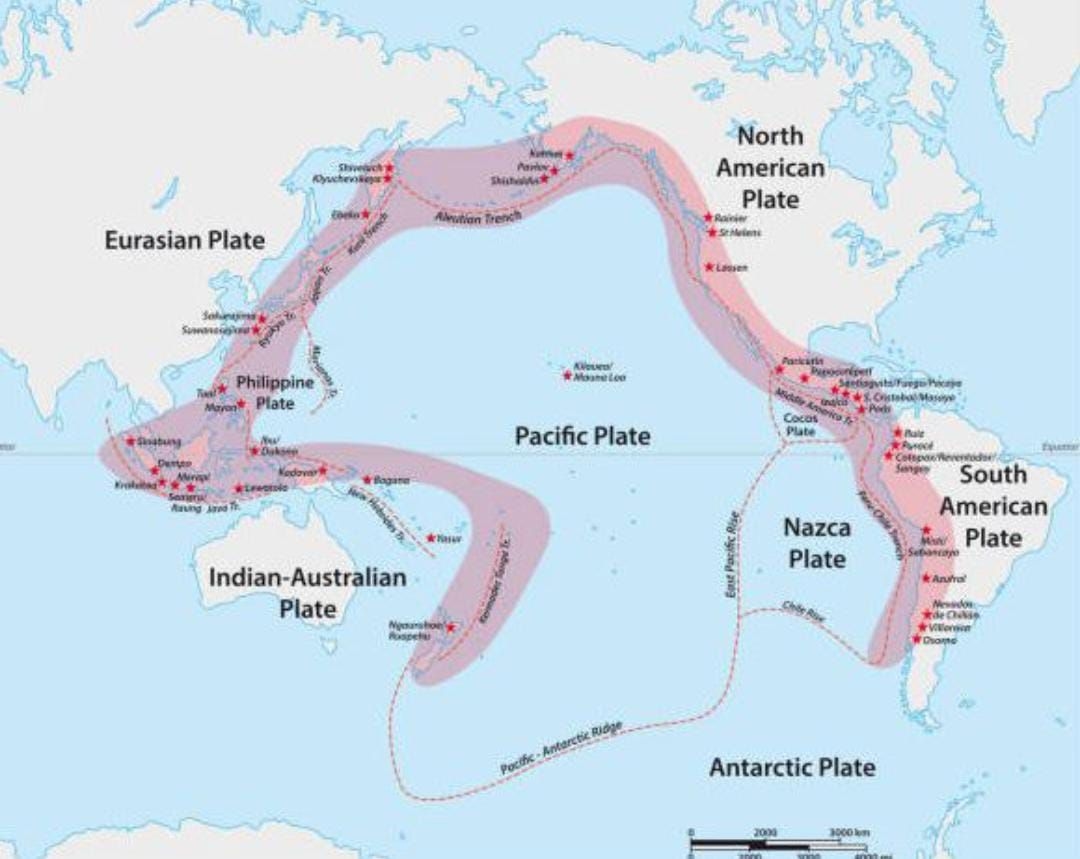 Mengenal Cincin Api Pasifik: Wilayah Rawan Bencana Gempa