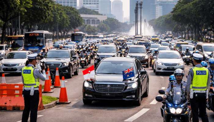 Daftar 8 Jalan Ditutup di Jakarta 5–7 Februari 2026, Dampak Kunjungan PM Australia