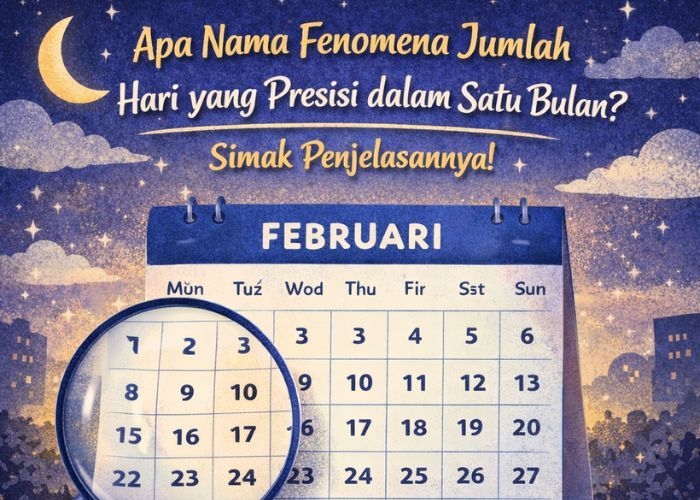 Apa Nama Fenomena Jumlah Hari yang Presisi dalam Satu Bulan? Simak Penjelasannya!
