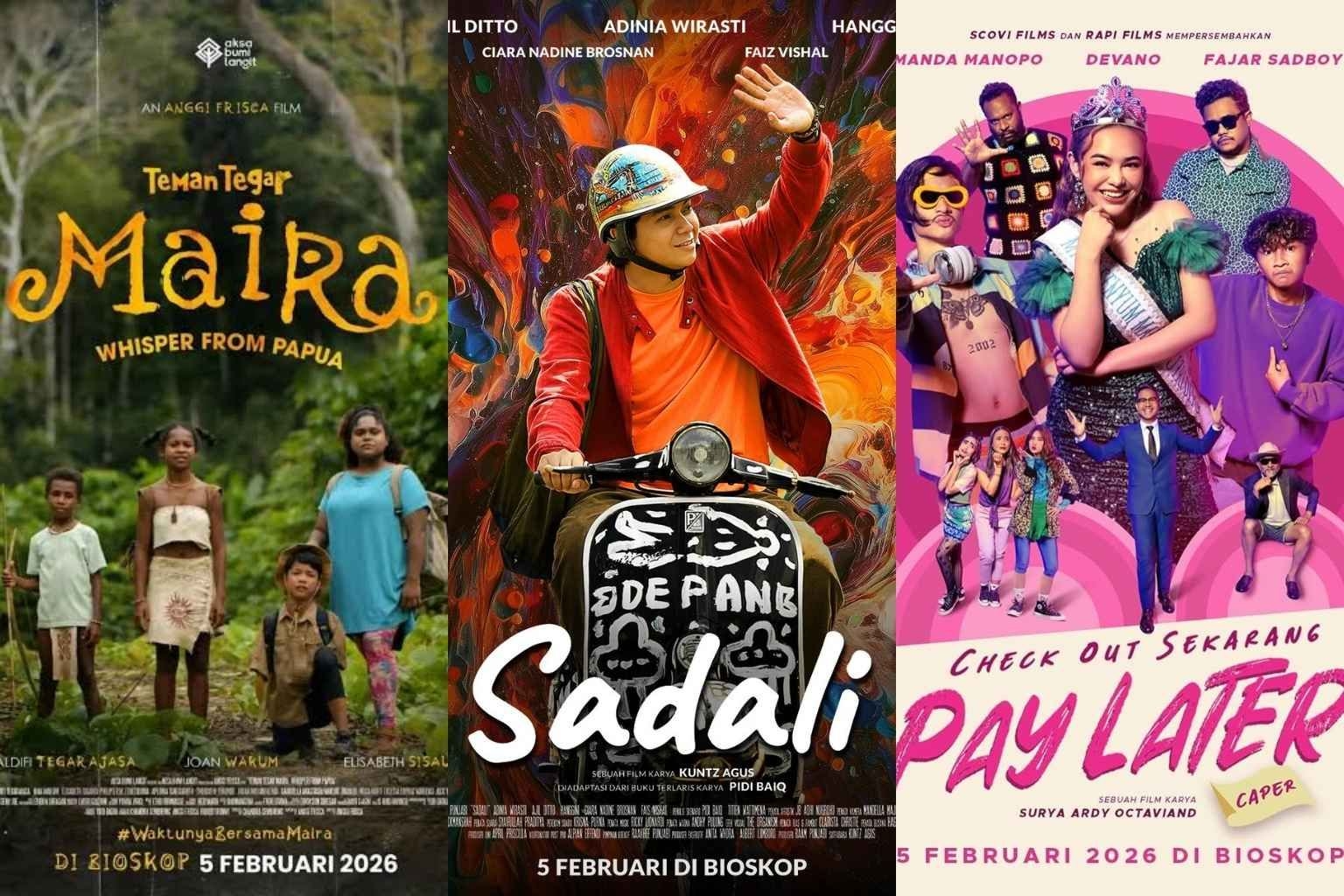 10+ Rekomendasi Film Bioskop Indonesia Februari 2026, Dari Drama Menyentuh hingga Horor Menegangkan!