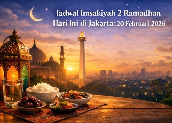 Jadwal Imsakiyah 2 Ramadhan Hari Ini di Jakarta: 20 Februari 2026