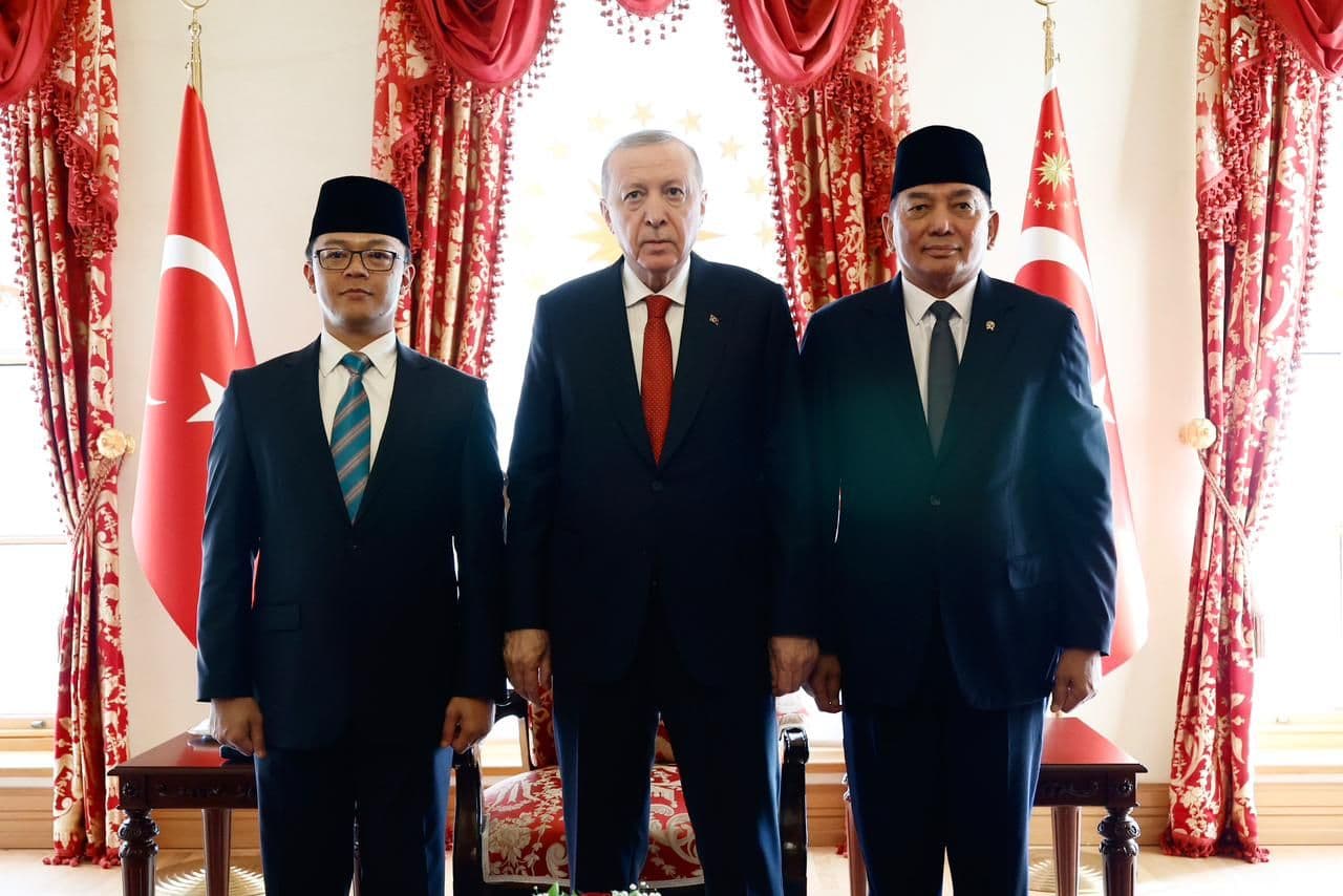 Perkuat Diplomasi Pertahanan, Menhan Sjafrie dan Menlu Sugiono Bertemu Presiden Erdogan