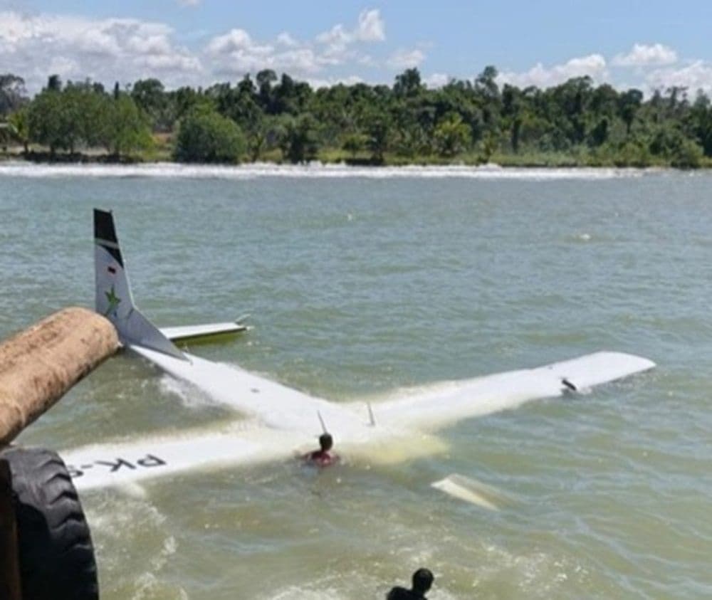 Pesawat Caravan Jatuh di Pantai Nabire, Masih Diinvestigasi KNKT