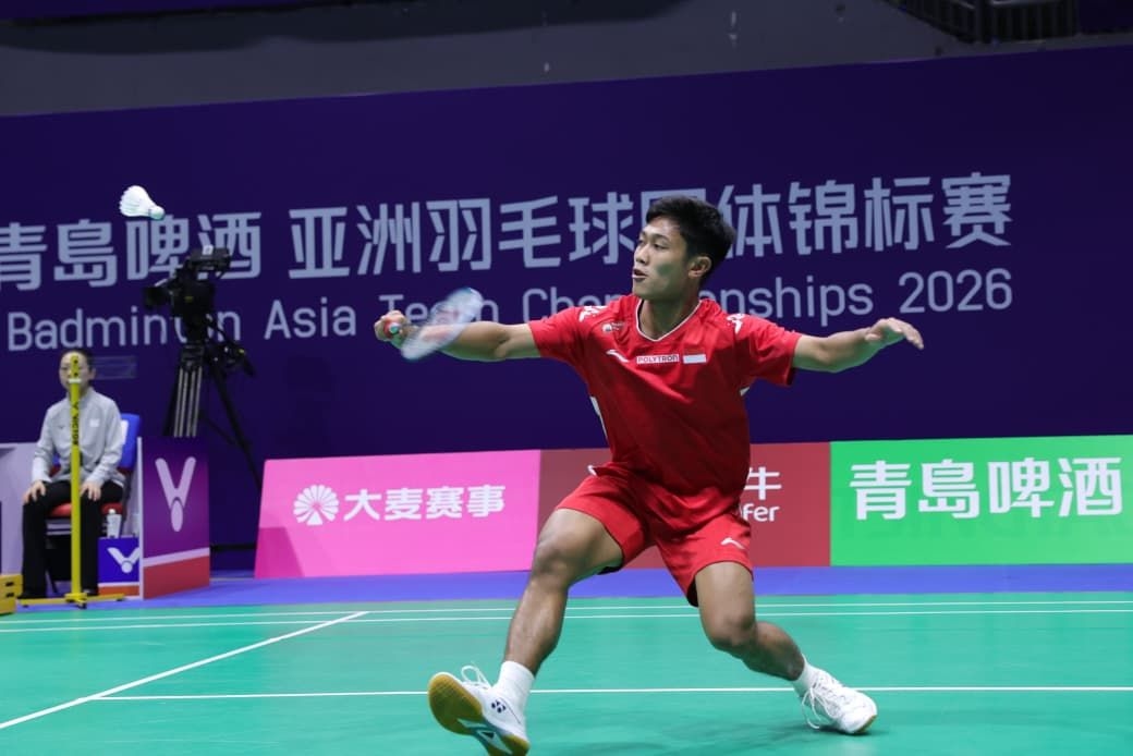 Kejuaraan Bulutangkis Beregu Asia: Debut Manis Prahdiska Bagas, Buka Keunggulan Indonesia Atas Myanmar