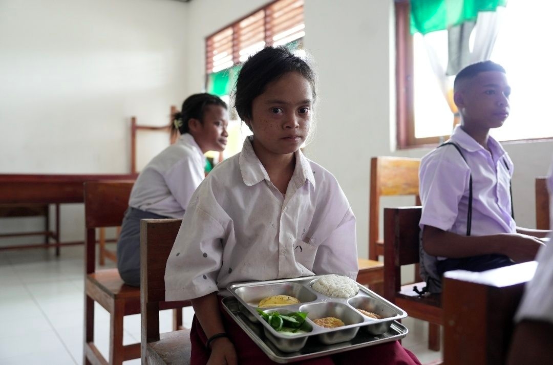 Seporsi MBG Ciptakan Ketenangan dan Perubahan bagi Siswa SLB di Sumba