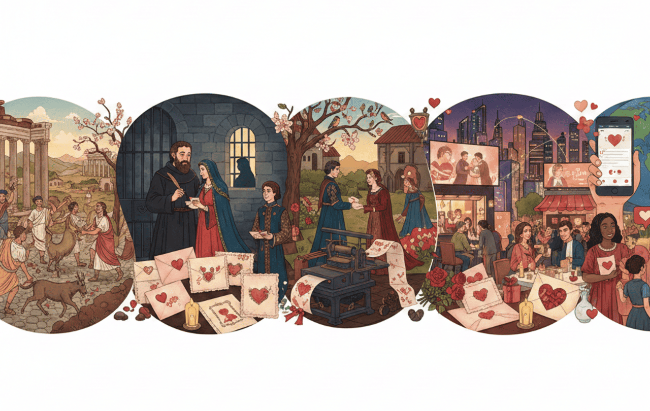Sejarah Hari Valentine: Dari Ritual Romawi, Legenda Santo, hingga Jadi Perayaan Cinta Global