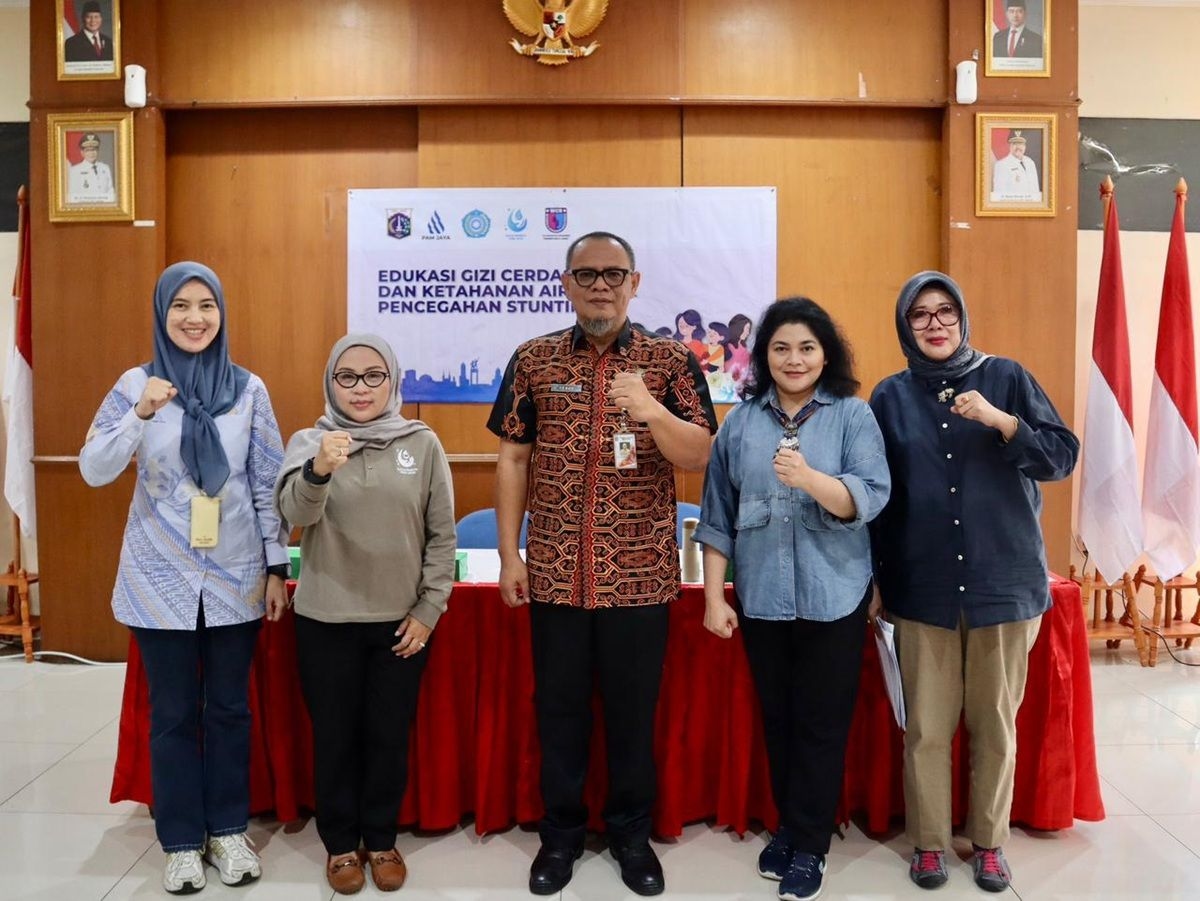 Sinergi PAM Jaya dan WCR Siapkan Generasi Penerus Bangsa Bebas Stunting