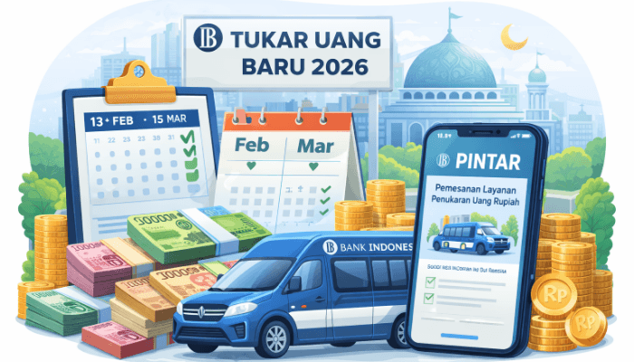 Tukar Uang Baru BI 2026 Resmi Dibuka! Cek Jadwal dan Cara Daftarnya