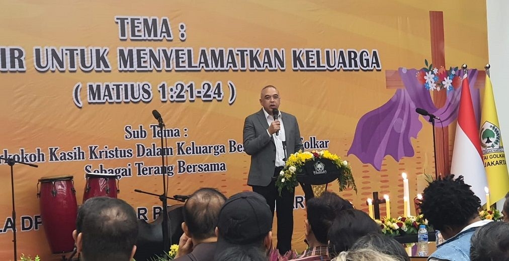Umat Kristiani Sambut Antusias Perayaan Natal di Golkar Jakarta, Ini Pesan Zaki Iskandar