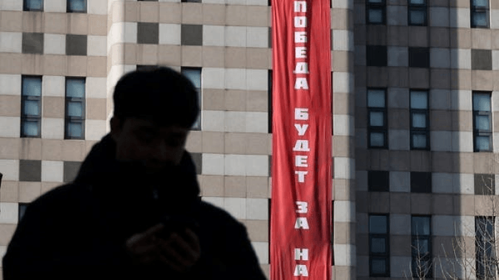 Korsel Minta Rusia Copot Spanduk “Victory Will Be Ours” di Kantor Kedutaan di Seoul