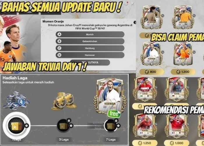 Kunci Jawaban Trivia FC Mobile: Cerita Bangsa Belanda Terlengkap dan Terbaru